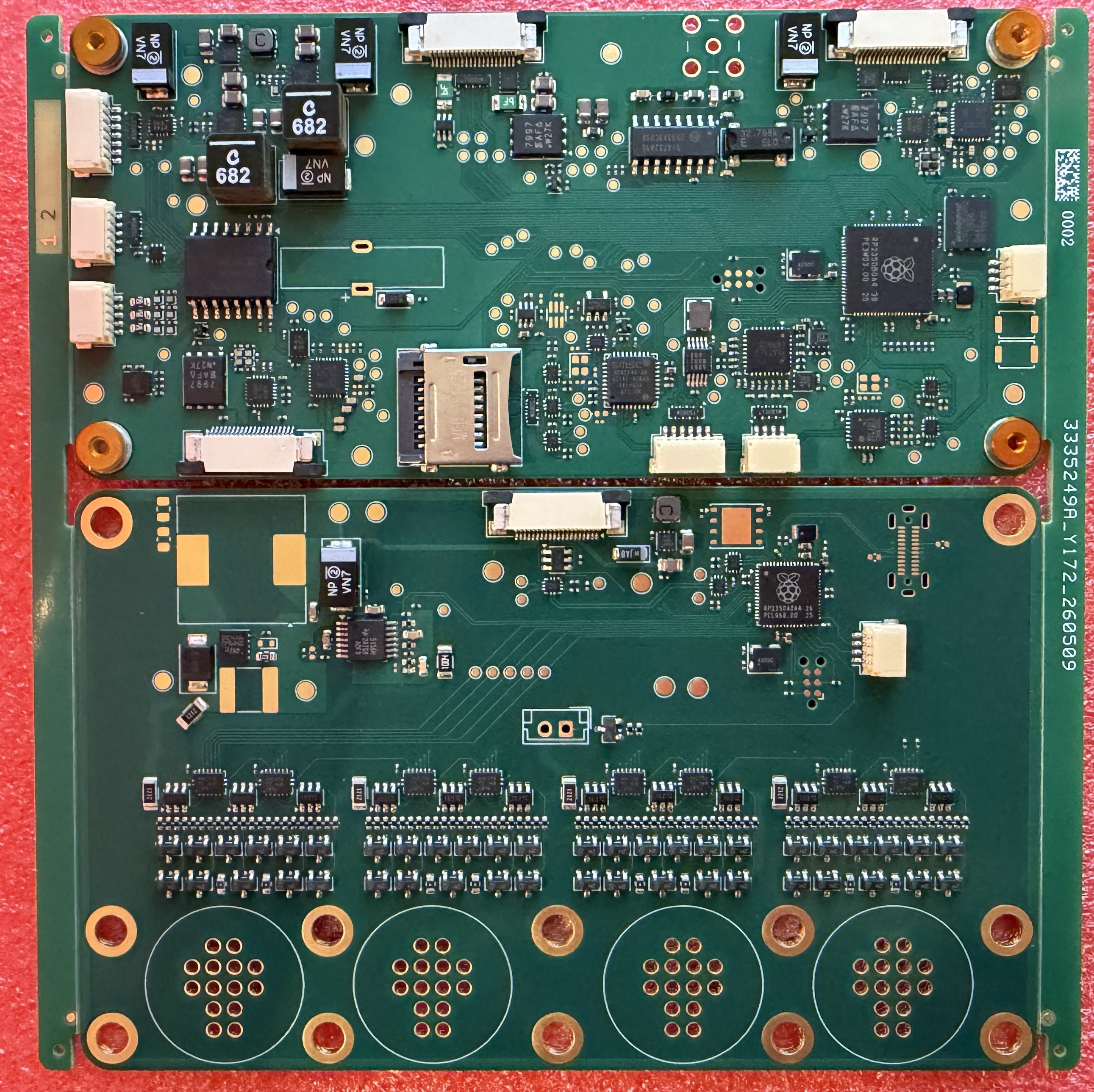 The panel as-delivered